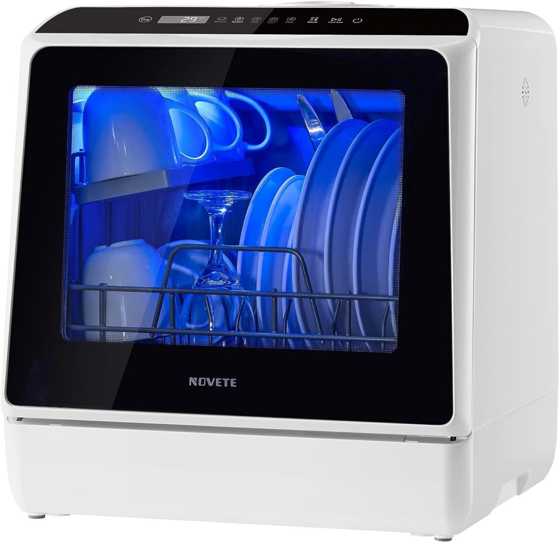 NOVETE Portable Countertop Dishwasher Review